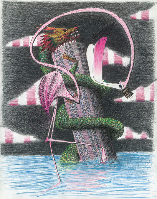 Pink Flamingo - Original